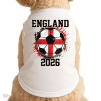 England 2026 North American Soccer Tournament Doggie Tank thumb 0