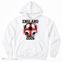 England 2026 North American Soccer Tournament Hoodie thumb 0