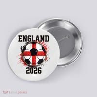 England 2026 North American Soccer Tournament Button thumb 0