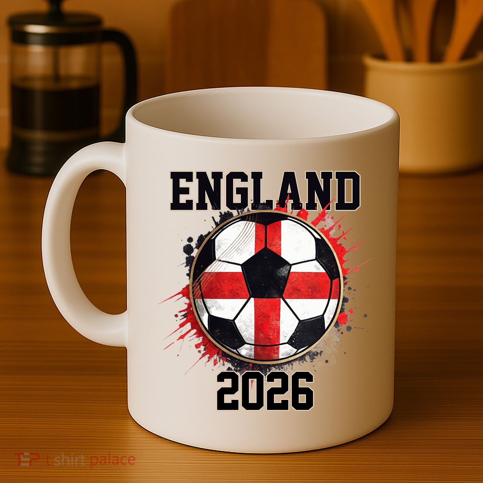 England 2026 North American Soccer Tournament Coffee Mug
