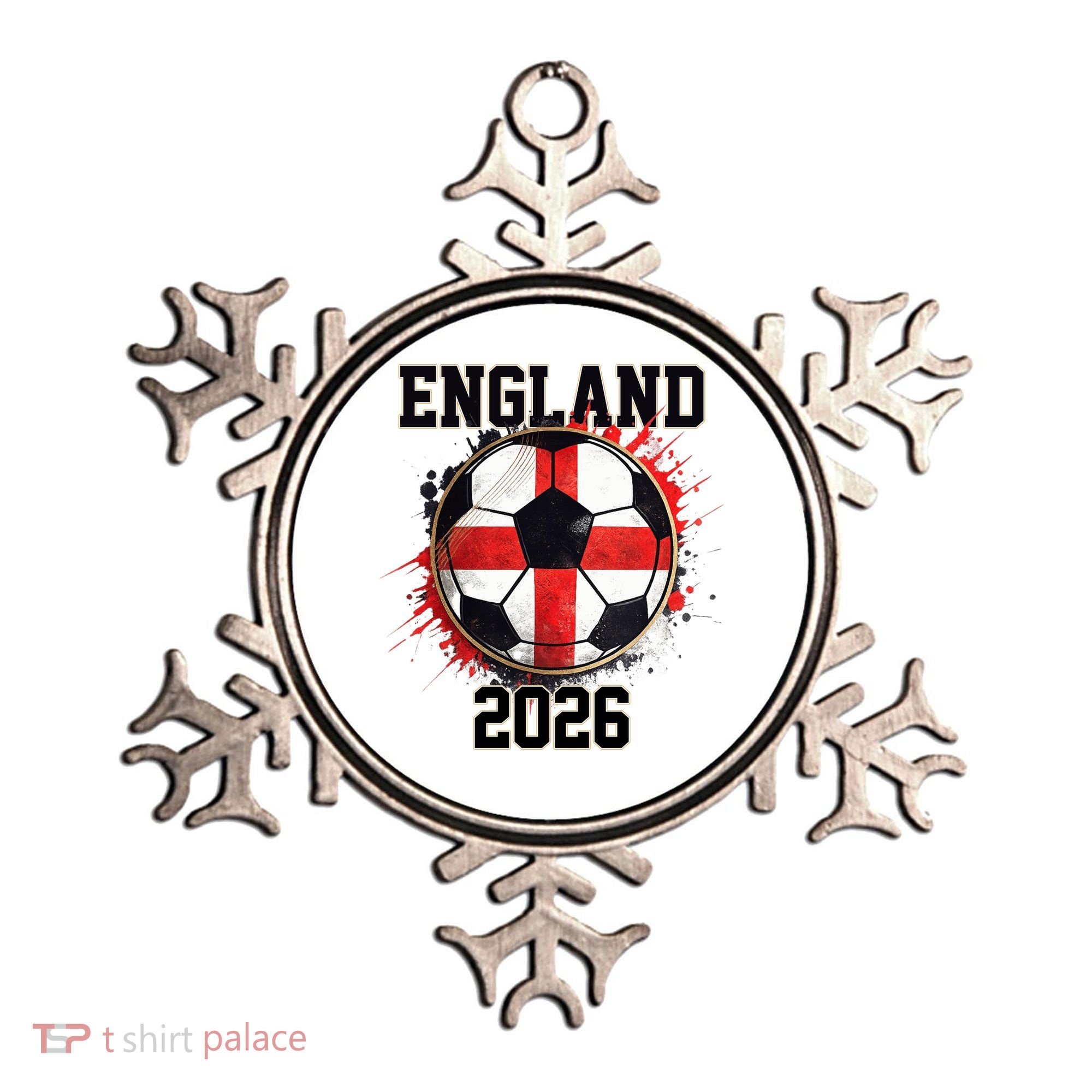 England 2026 North American Soccer Tournament Ornament