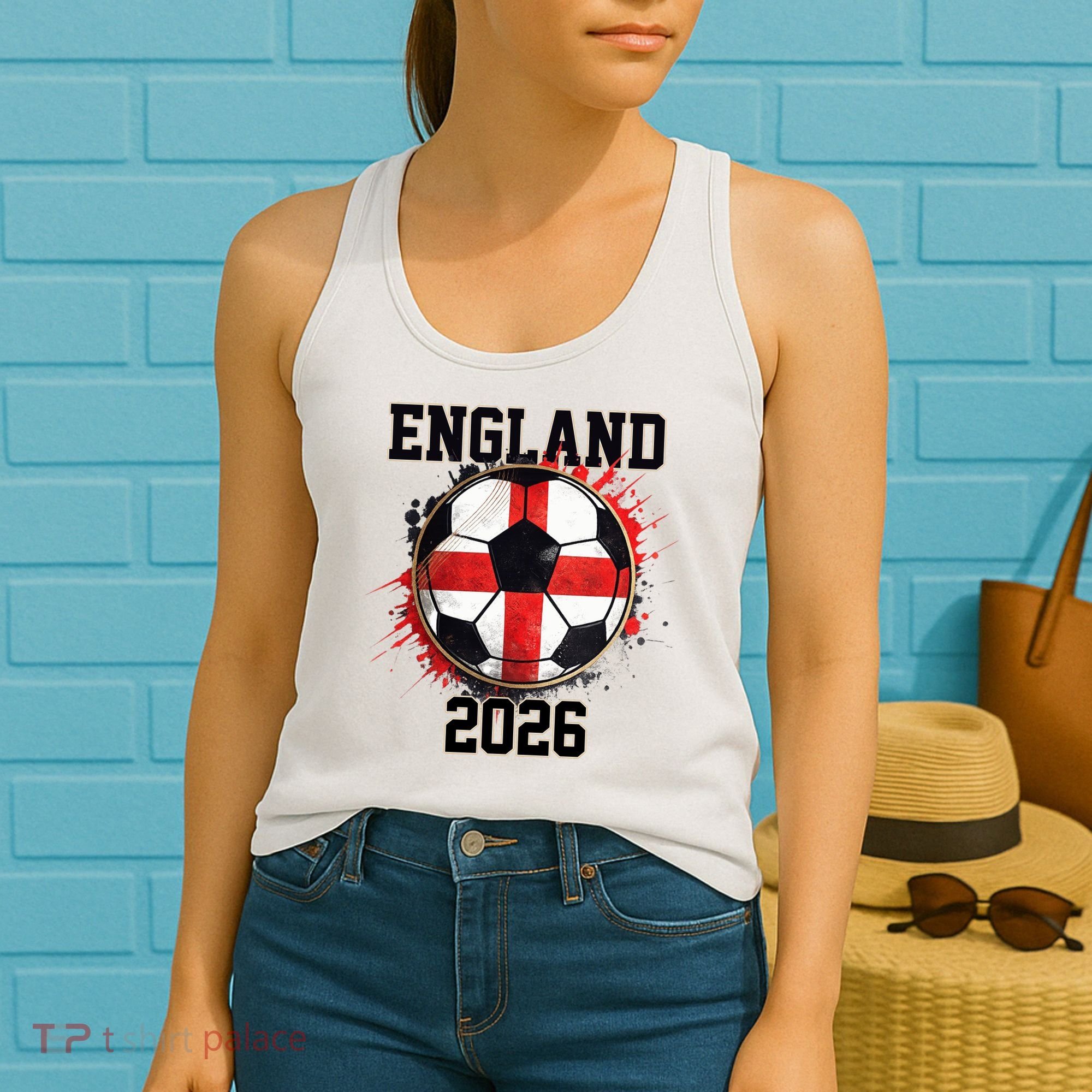 England 2026 North American Soccer Tournament Women's Tank Top