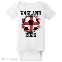 England 2026 North American Soccer Tournament Baby Bodysuit thumb 0