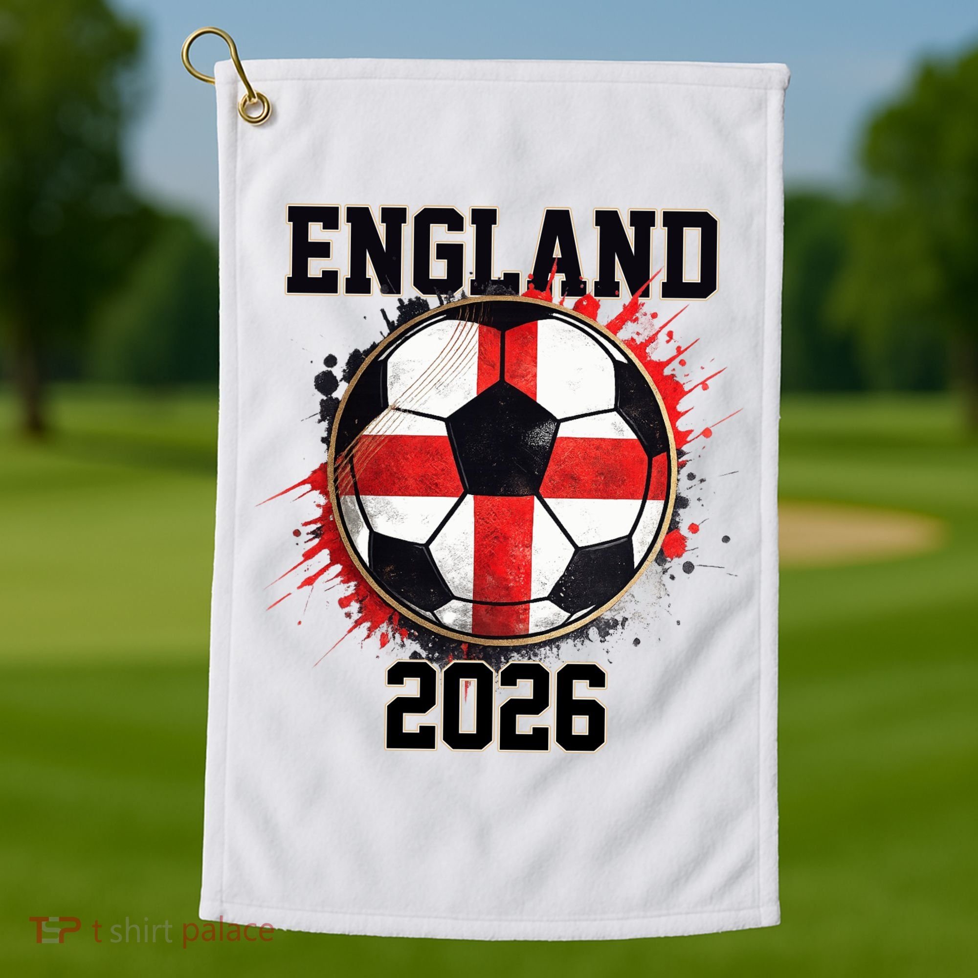 England 2026 North American Soccer Tournament Golf Towel