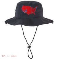 Election 2024 Results Map Trump Wins Counties Bucket Hat thumb 0