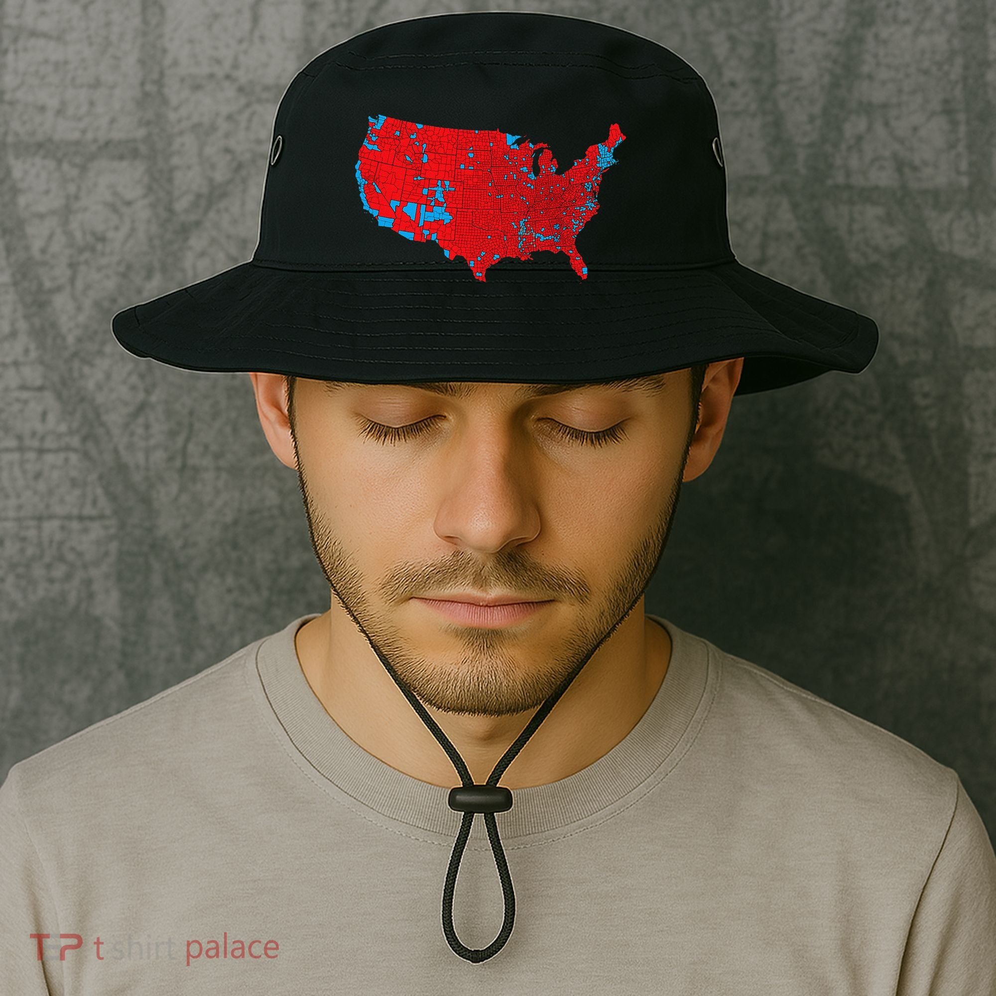 Election 2024 Results Map Trump Wins Counties Bucket Hat