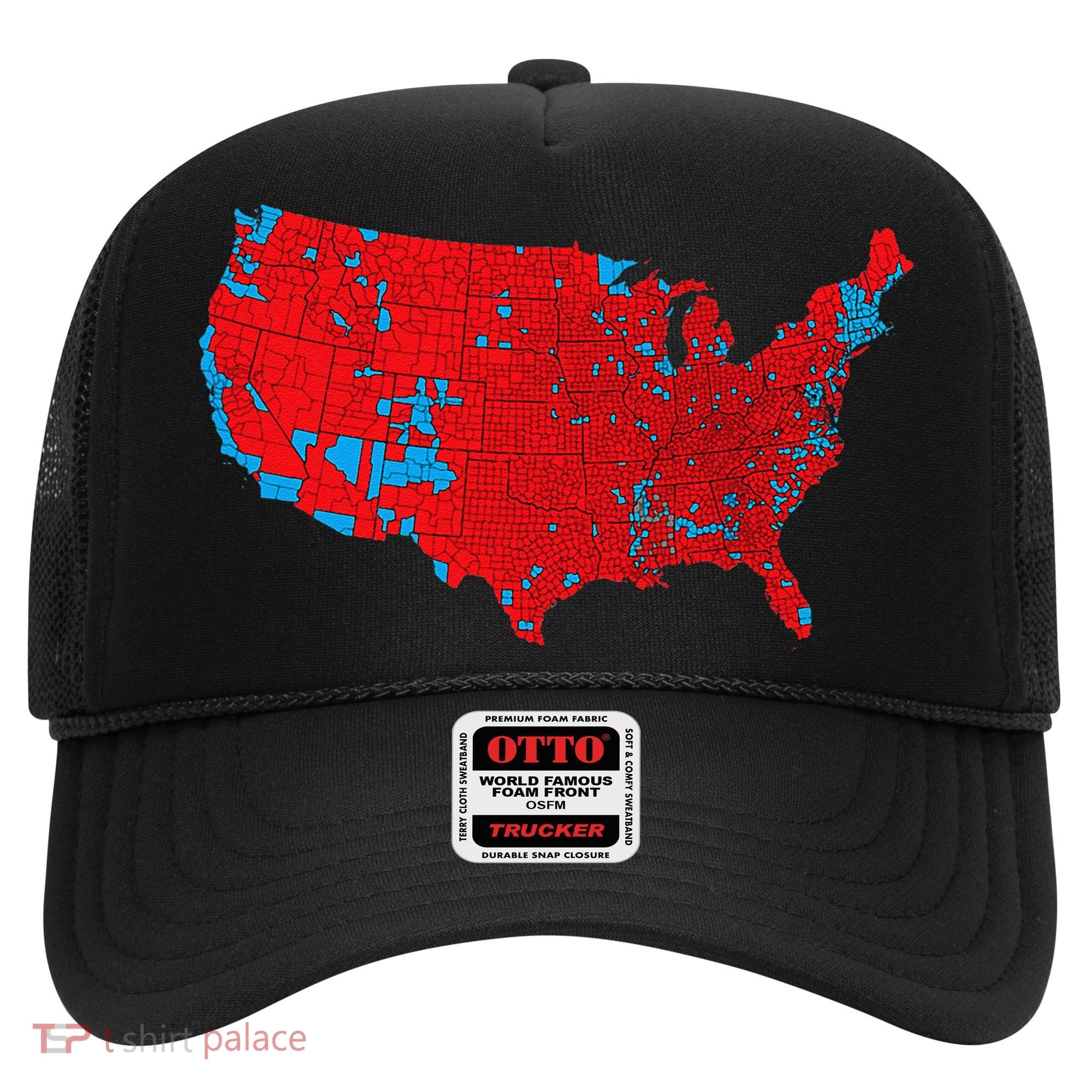 Election 2024 Results Map Trump Wins Counties Hat