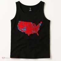 Election 2024 Results Map Trump Wins Counties Tank Top thumb 2