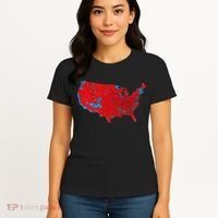 Election 2024 Results Map Trump Wins Counties Women's T-Shirt thumb 4
