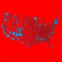 Election 2024 Results Map Trump Wins Counties Santa Hat thumb 1
