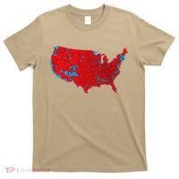 Election 2024 Results Map Trump Wins Counties T-Shirt thumb 0