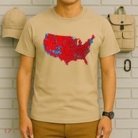 Election 2024 Results Map Trump Wins Counties T-Shirt thumb 6