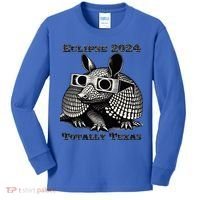 Eclipse 2024 Totally Texas Kids Long Sleeve Shirt thumb 0
