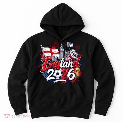 England 2026 World Soccer Fan Gear Hoodie