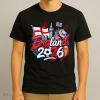 England 2026 World Soccer Fan Gear T-Shirt thumb 3