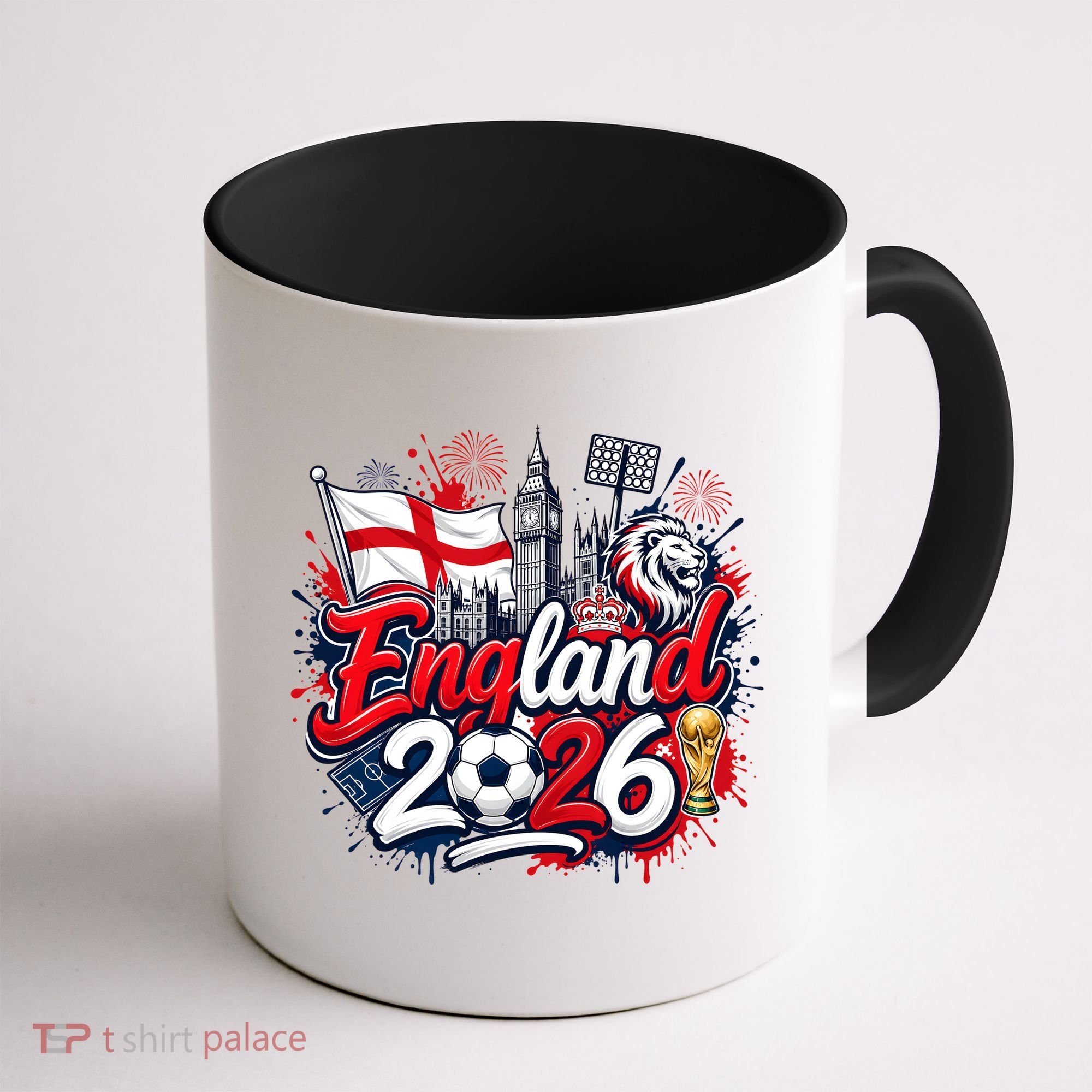 England 2026 World Soccer Fan Gear Coffee Mug