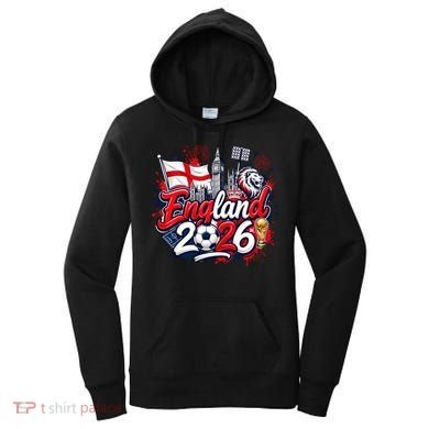 England 2026 World Soccer Fan Gear Women's Hoodie