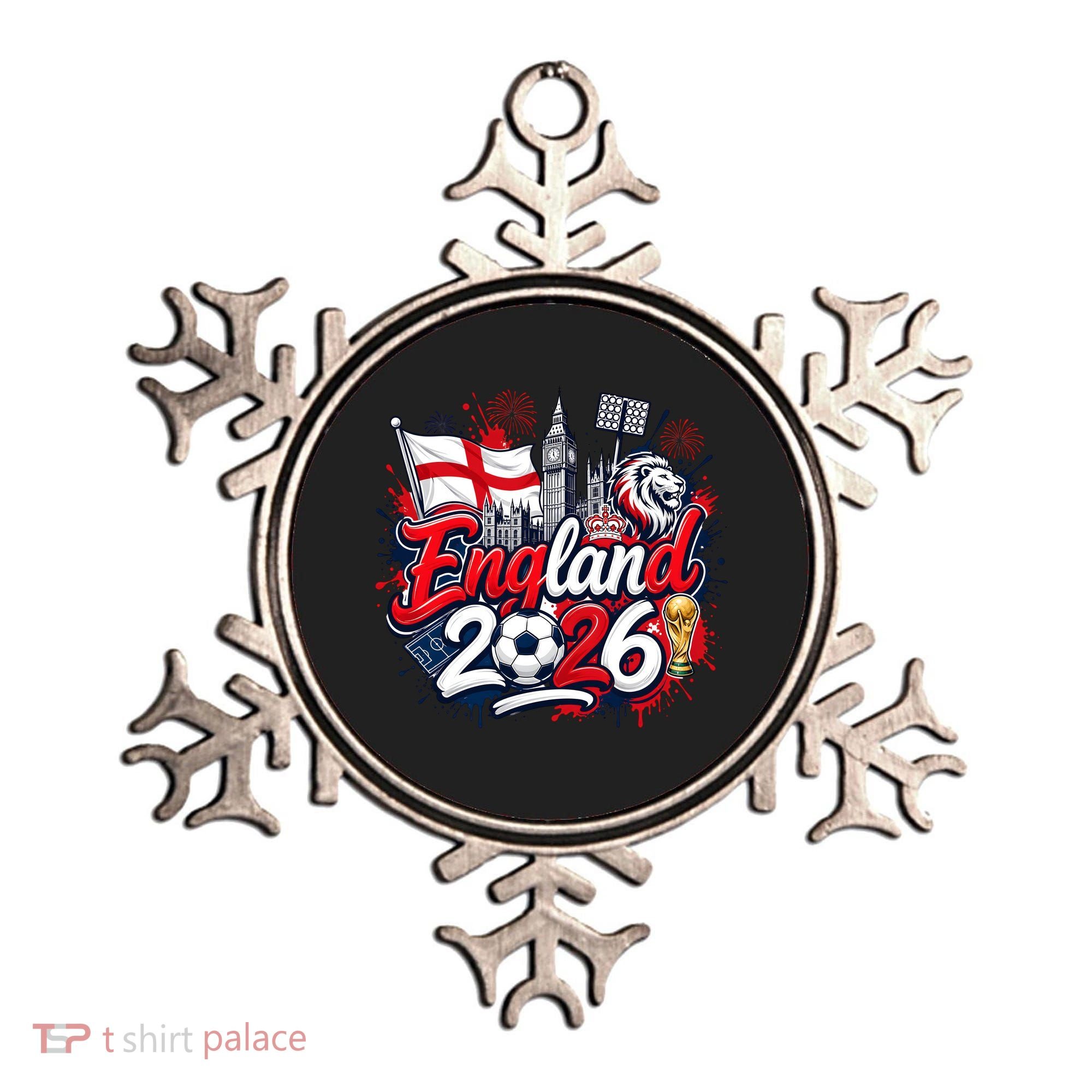 England 2026 World Soccer Fan Gear Ornament