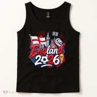 England 2026 World Soccer Fan Gear Tank Top thumb 2