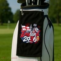 England 2026 World Soccer Fan Gear Golf Towel thumb 2