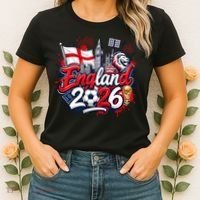 England 2026 World Soccer Fan Gear Women's T-Shirt thumb 2