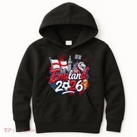 England 2026 World Soccer Fan Gear Kids Hoodie thumb 0