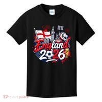 England 2026 World Soccer Fan Gear Kids T-Shirt thumb 0