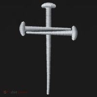 Embroidered 3 Nails Cross Jesus Christ Christian Faith In God Embroidered Women's Hoodie thumb 2