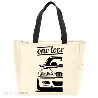 E46 3 Series One Love One Life Tote Bag