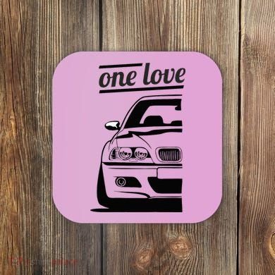 E46 3 Series One Love One Life Coaster
