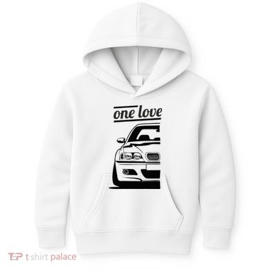 E46 3 Series One Love One Life Kids Hoodie