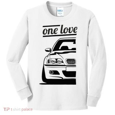 E46 3 Series One Love One Life Kids Long Sleeve Shirt