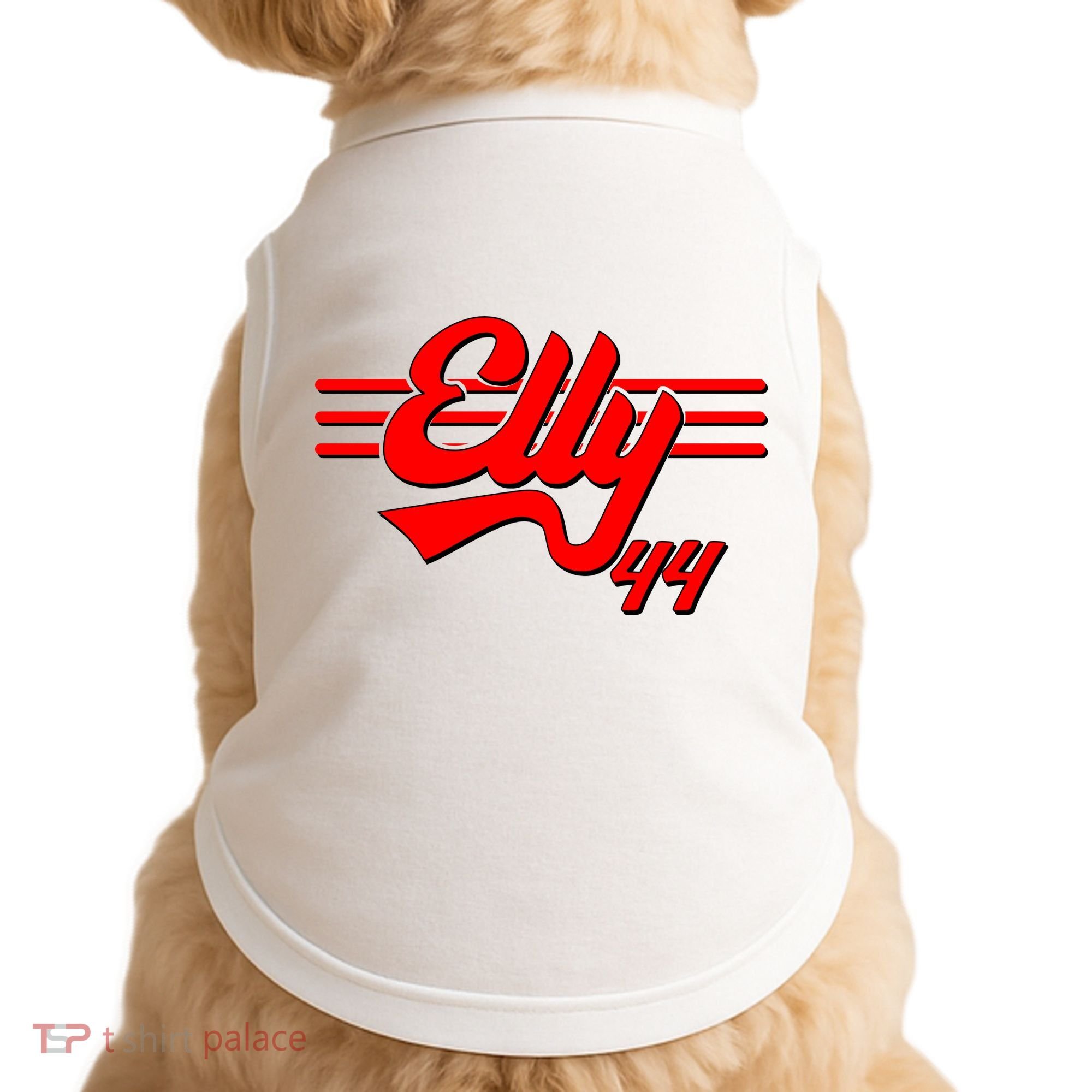 Elly 44 Cincinnati Baseball Doggie Tank