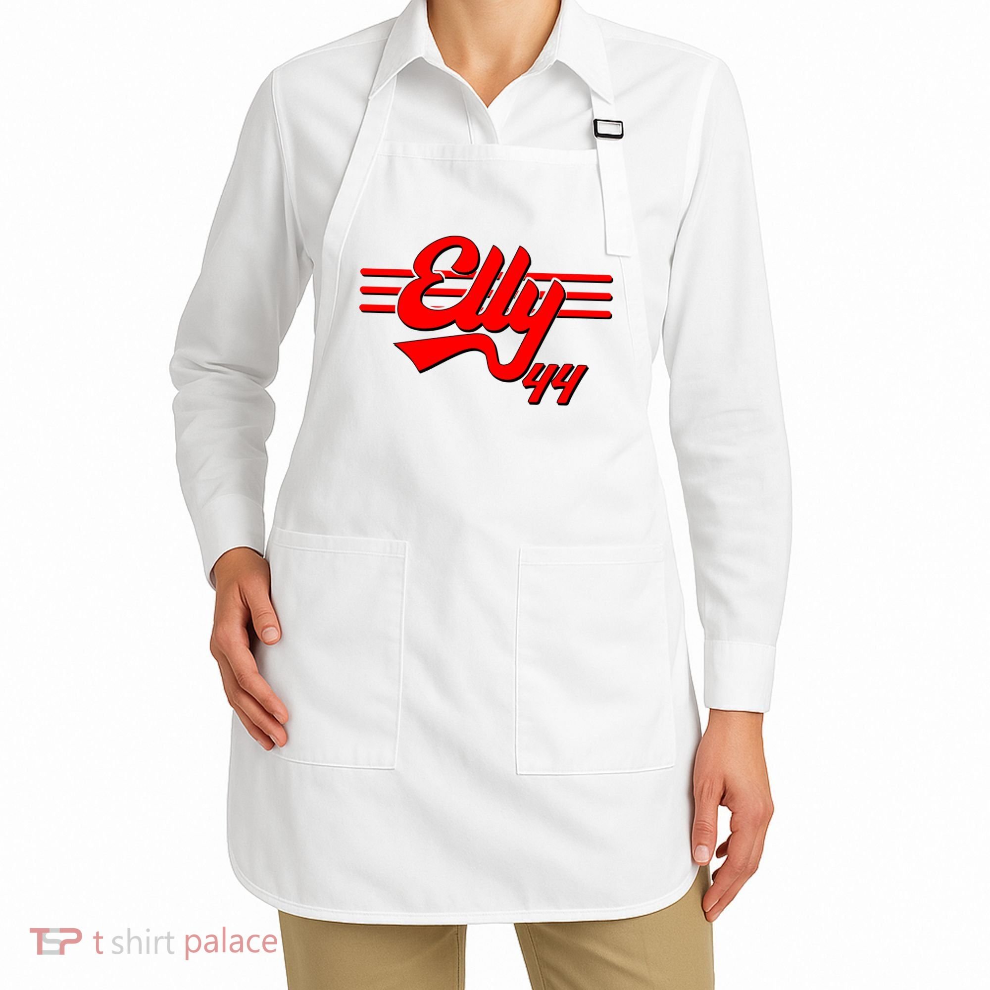 Elly 44 Cincinnati Baseball Apron