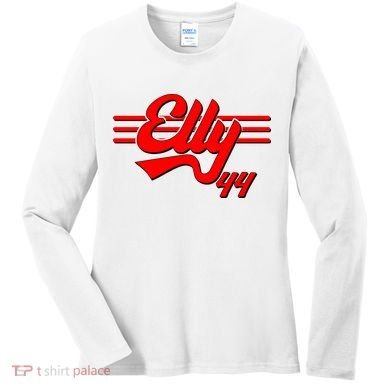 Elly 44 Cincinnati Baseball Women's Long Sleeve Shirt