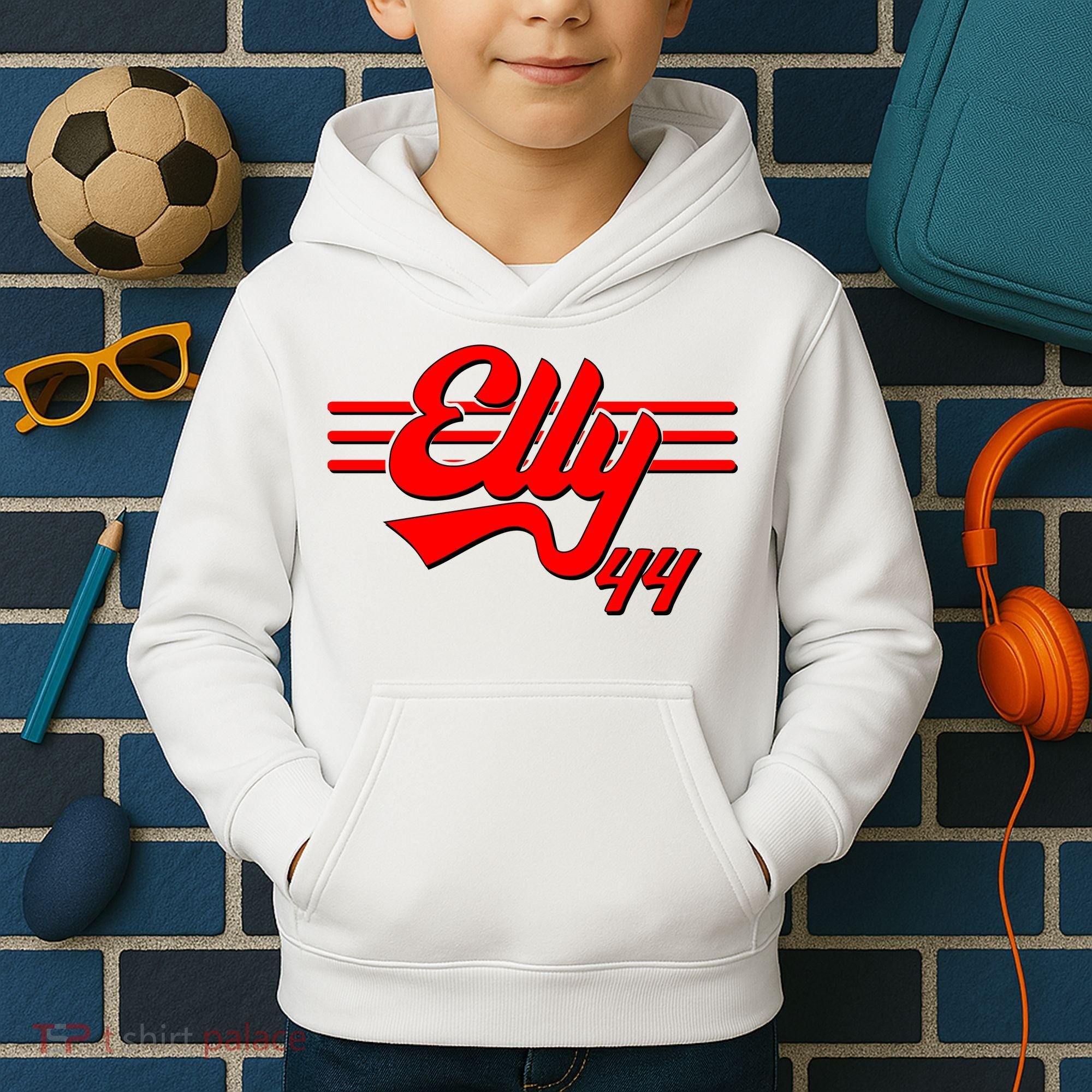 Elly 44 Cincinnati Baseball Kids Hoodie