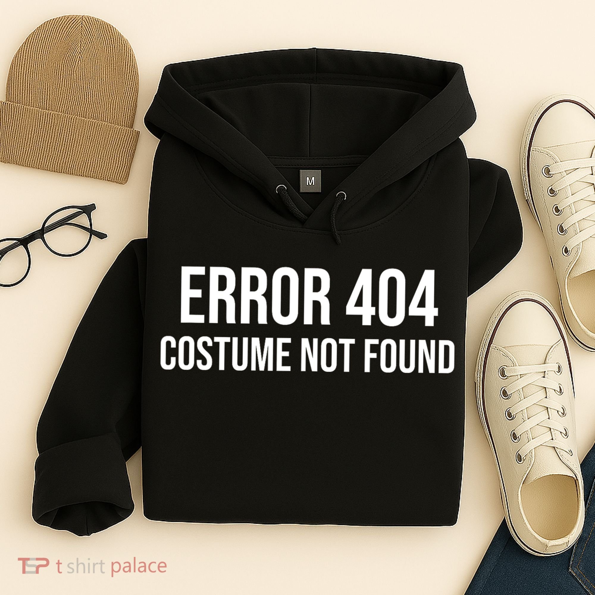 Error 404 Costume Not Found Funny Halloween Costume Hoodie