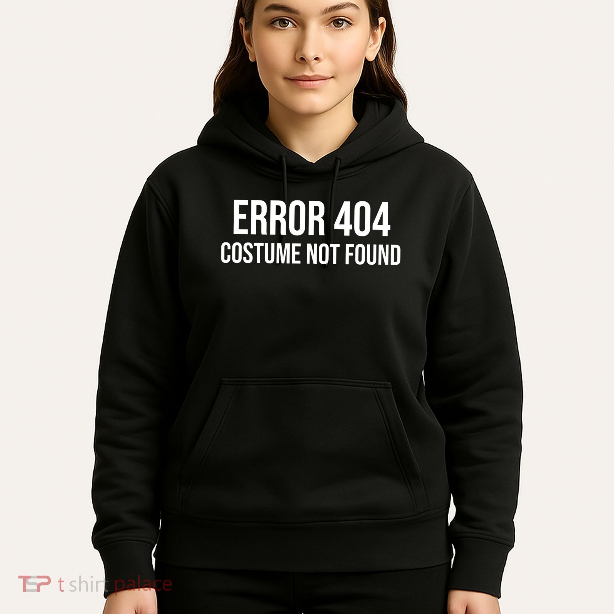 Error 404 Costume Not Found Funny Halloween Costume Hoodie