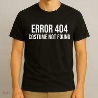 Error 404 Costume Not Found Funny Halloween Costume T-Shirt thumb 3