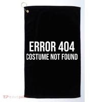 Error 404 Costume Not Found Funny Halloween Costume Golf Towel thumb 0
