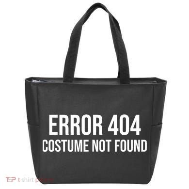 Error 404 Costume Not Found Funny Halloween Costume Tote Bag