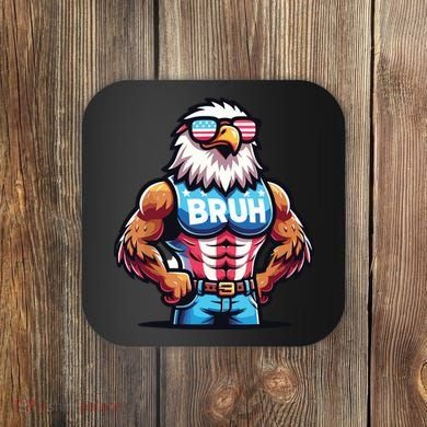 Eagle 4 Of July Coaster