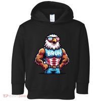 Eagle 4 Of July Toddler Hoodie thumb 0