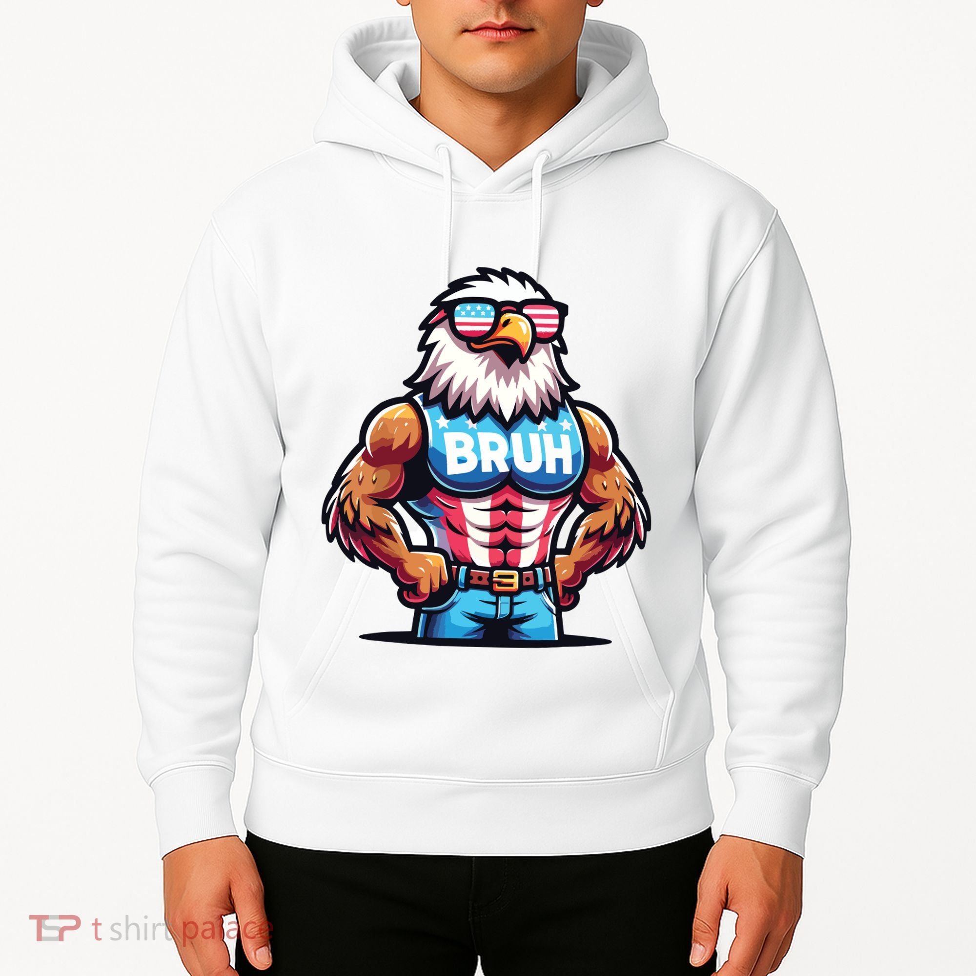 Eagle 4 Of July Hoodie