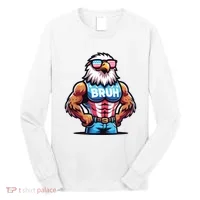 Eagle 4 Of July Long Sleeve Shirt thumb 0