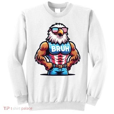 Eagle 4 Of July Sweatshirt