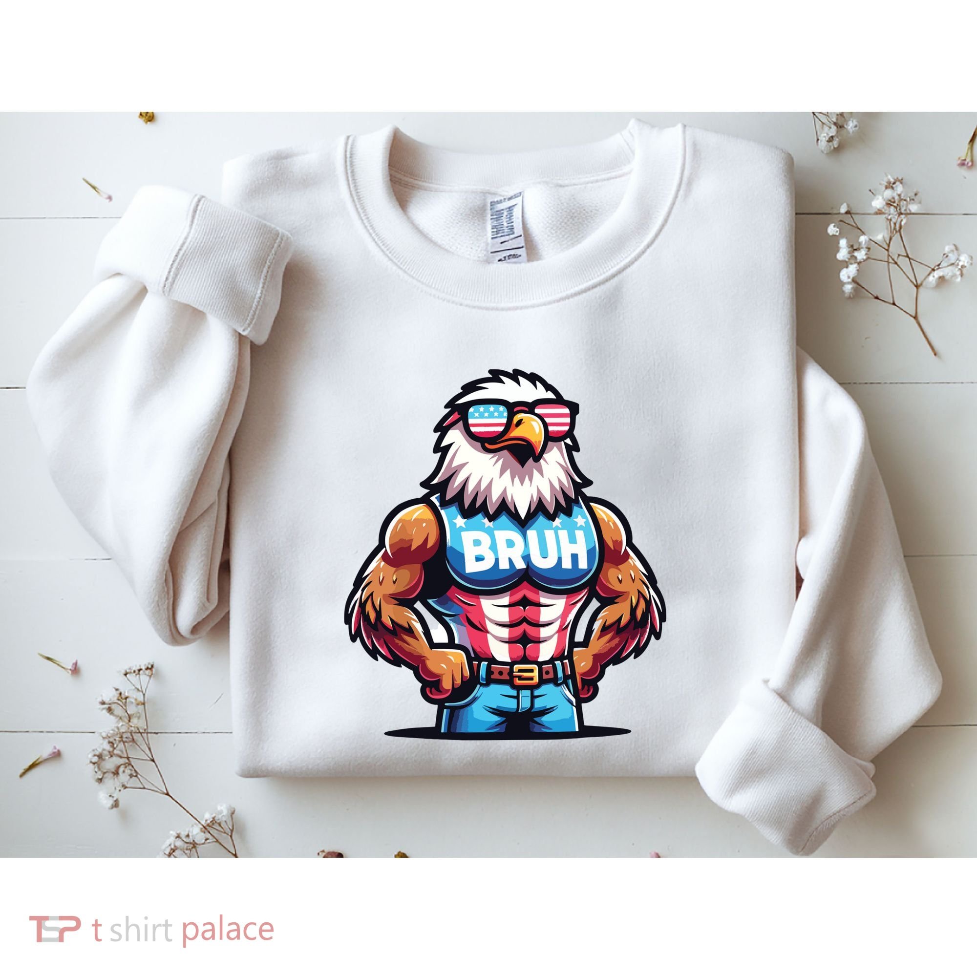 Eagle 4 Of July Sweatshirt