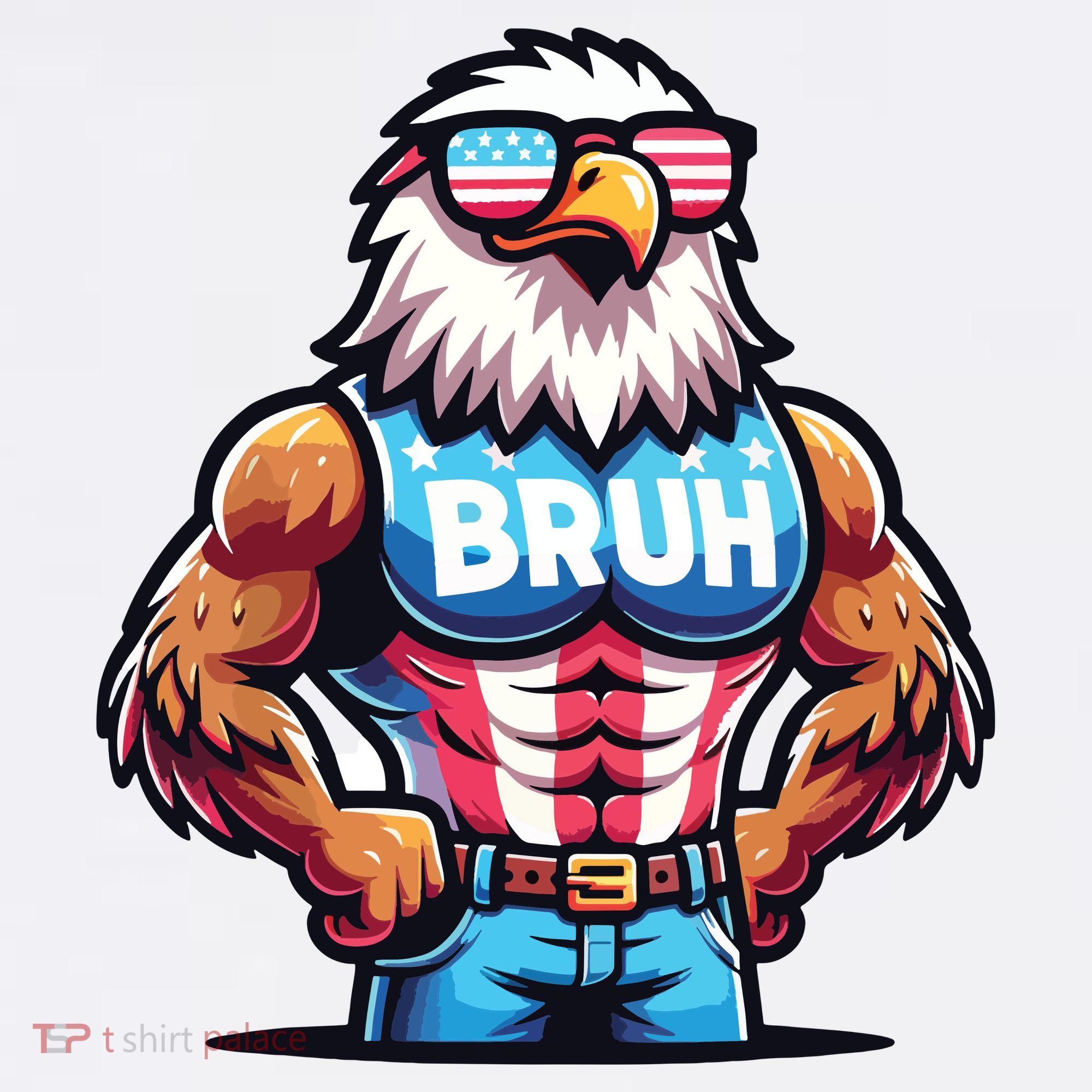 Eagle 4 Of July Sweatshirt