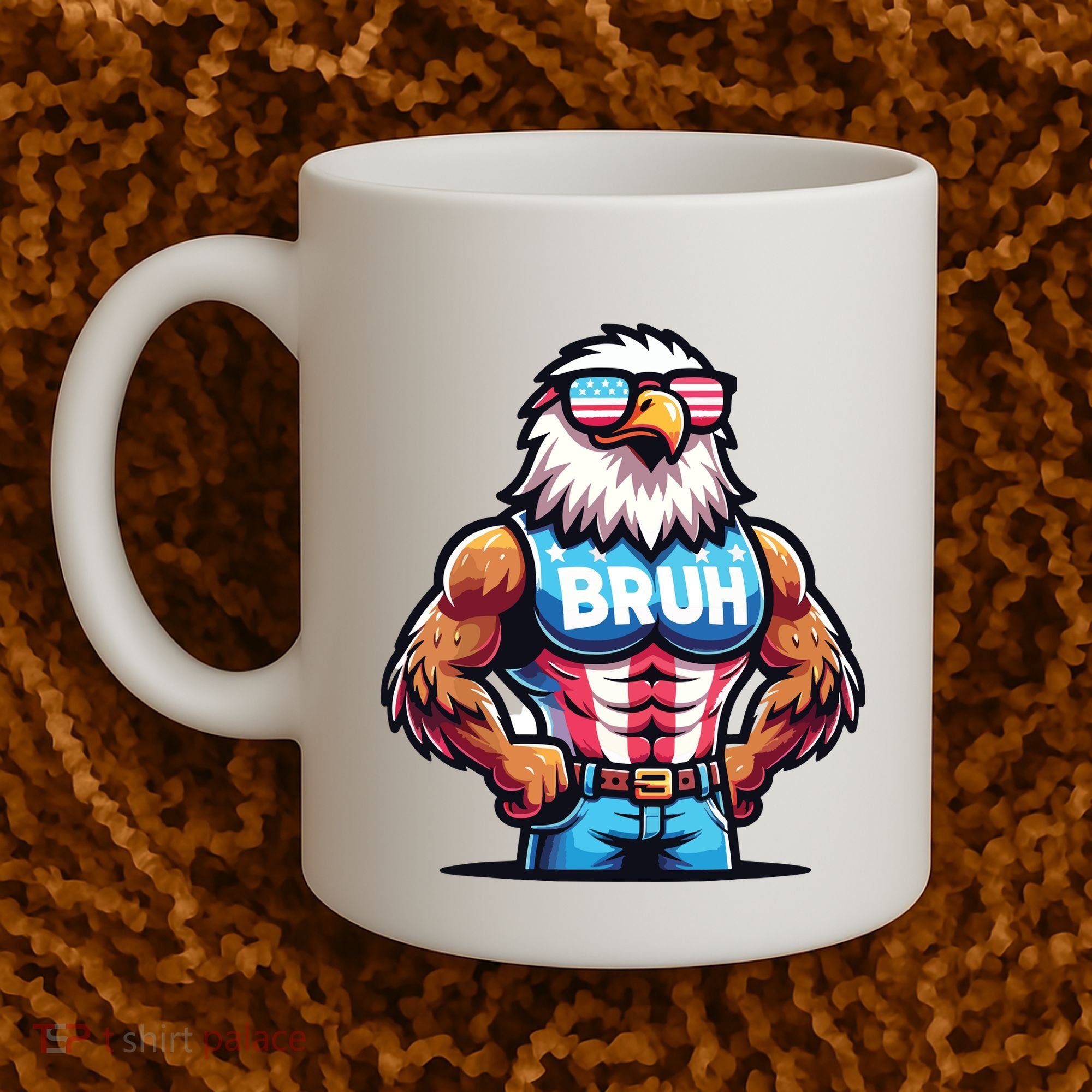 Eagle 4 Of July Coffee Mug