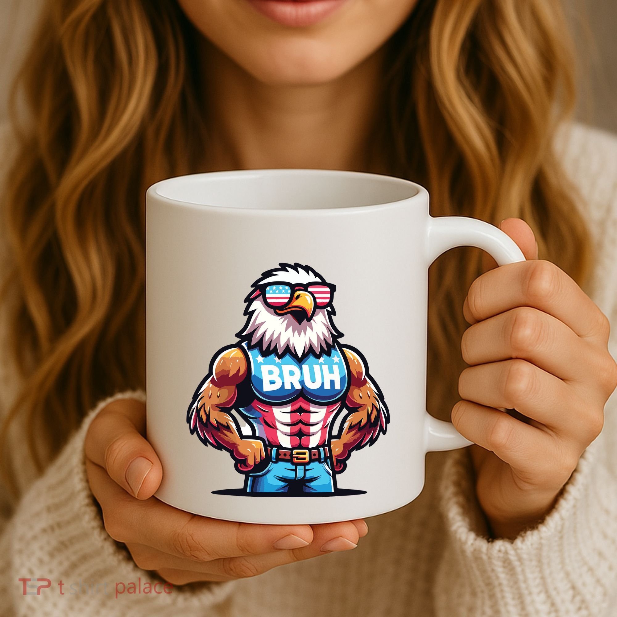 Eagle 4 Of July Coffee Mug